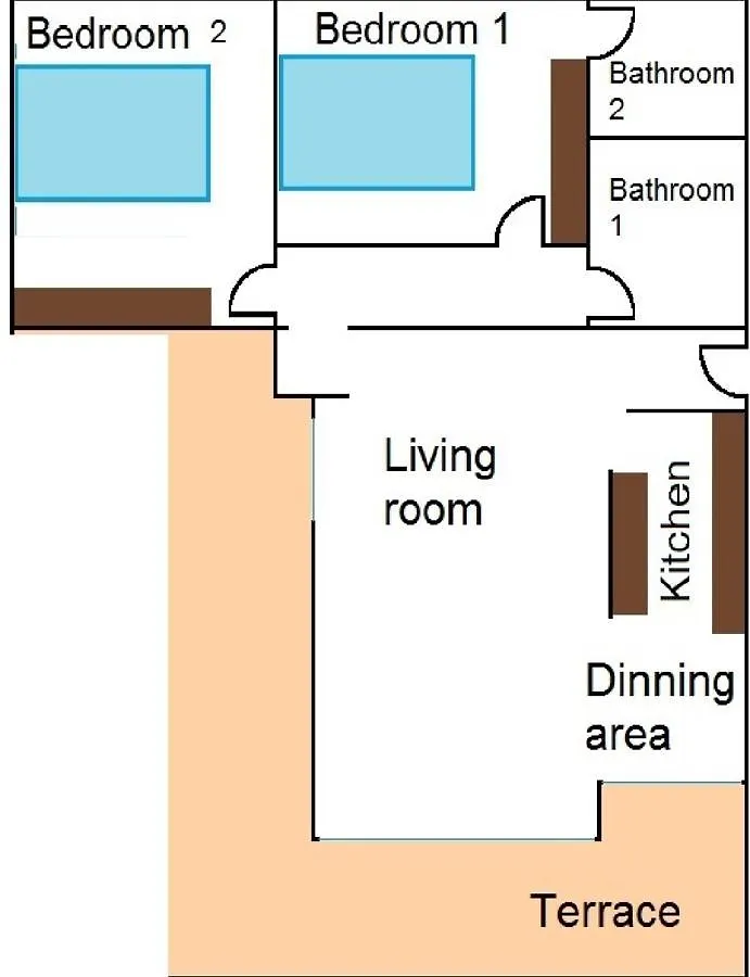 Aetius Apartments Λάρνακα 0*,